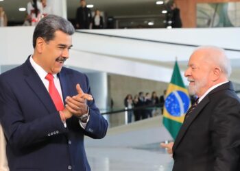 Maduro y Lula. Foto @CancilleriaVE