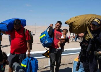 Migrantes venezolanos en Perú. Foto agencias.