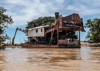 Minería ilegal al noreste de Colombia. Foto agencias.