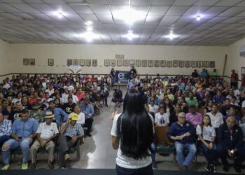 Delsa Solórzano en Monagas. Foto Prensa