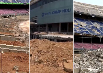 El Camp Nou. Foto Infobae