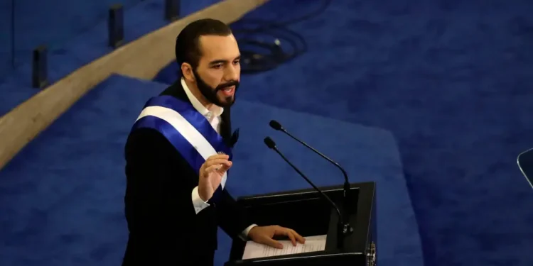 El presidente de El Salvador, Nayib Bukele. Foto EFE