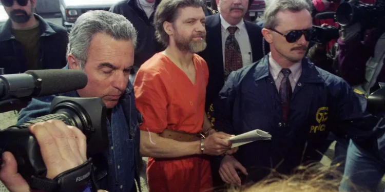  El terrorista Theodore Kaczynski, conocido como Unabomber.