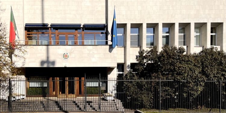 La Embajada de Portugal en Moscú. Foto de archivo.