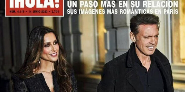 Luis Miguel y Paloma Cuevas. Foto portasda ¡HOLA!