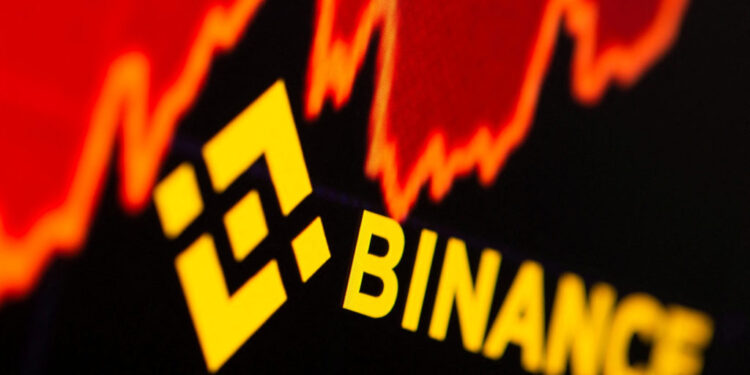 FILE PHOTO: Binance logo and stock graph are displayed in this illustration taken, June 28, 2021. REUTERS/Dado Ruvic/Illustration/File Photo