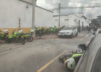 El hecho ocurrió en inmediaciones del CAI de la Policía La Virgen. - Foto A.P.I.