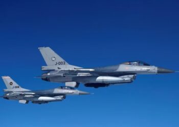 Cazas F-16 de Países Bajos. Foto Reuters