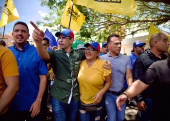 Henrique Capriles,. El Tigre. Foto Prensa.