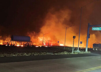 Incendios en Hawái. Foto agencias.