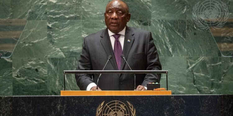 El presidente de Sudáfrica, Cyril Ramaphosa