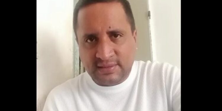 Gustavo Rodríguez, miembro principal de la Comisión Regional de Primarias del estado Yaracuy,. Foto caprtura de video.