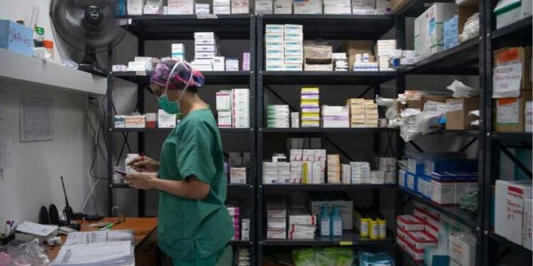 Mercado farmacéutico de Venezuela. Foto de archivo.