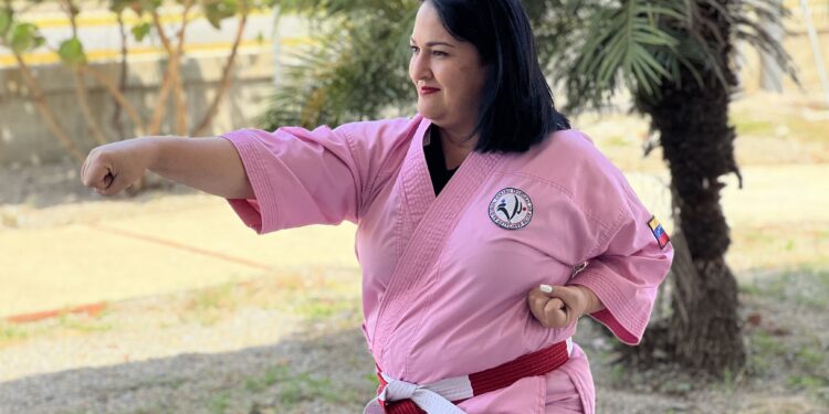 Máster Maribel Rey, máximo exponente del American Taekwondo en Venezuela.