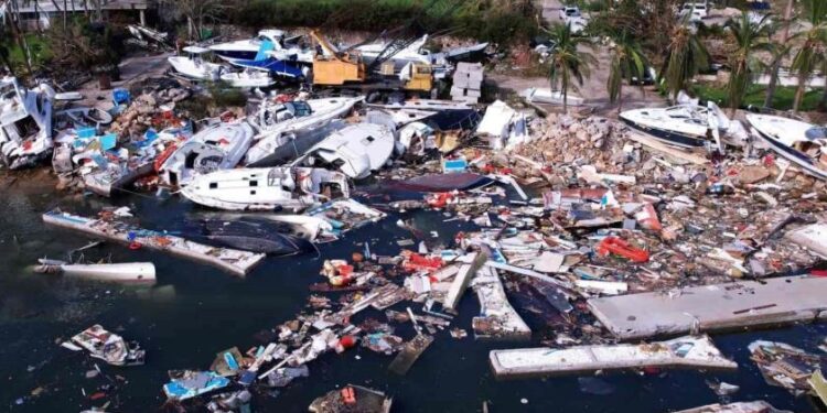México, huracán Otis. Foto agencias.