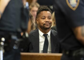 Cuba Gooding Jr., appears in court in New York, Thursday, Oct. 31, 2019.  Gooding Jr. pleaded not guilty to an indictment that includes allegations from a new accuser in his New York City sexual misconduct case. Prosecutors at Thursday's arraignment said they've also heard from several more women who could testify that the 51-year-old actor has had a habit of groping women over the years. His criminal case now includes allegations from three women. (Steven Hirsch/New York Post via AP, Pool)