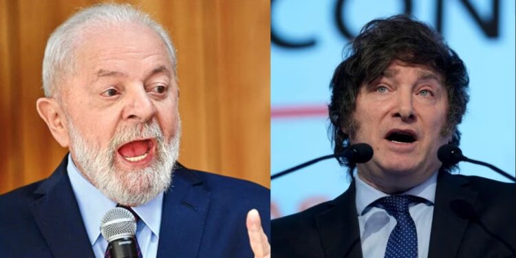 Lula da Silva y Javier Milei | Foto: AFP