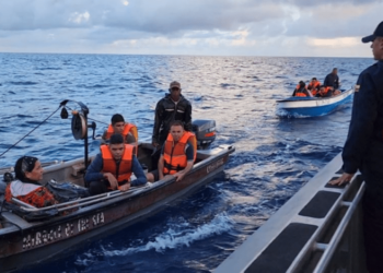 Migrantes, mar Caribe. Foto referencial.