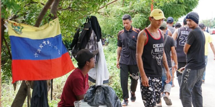 Migrantes venezolanos. Honduras. Foto agencias.