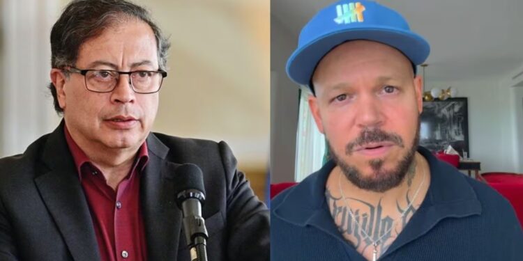 El presidente Gustavo Petro extendió la invitación a Residente y a todos los artistas que rechacen "el genocidio" contra Palestina". | Foto: Foto 1: Presidencia / Foto 2: Instagram @residente