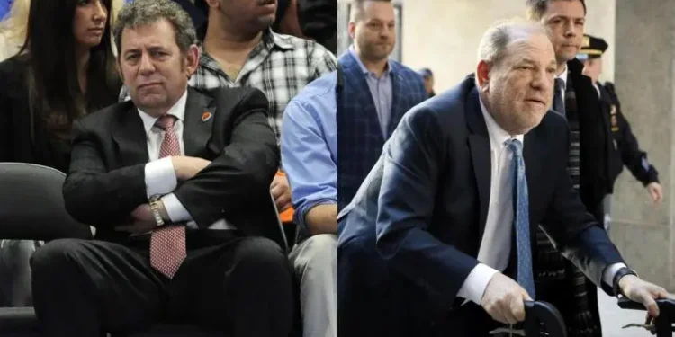 James Dolan y Harvey Weinstein. Foto collage.