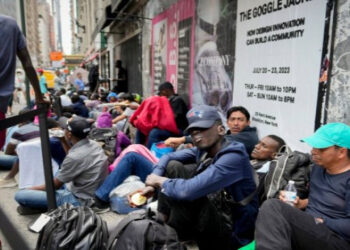 Migrantes en Nueva York. Foto agencias.