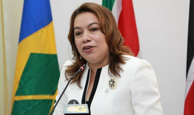 La embajadora de Guyana ante la ONU, Carolyn Rodrigues Birkett,