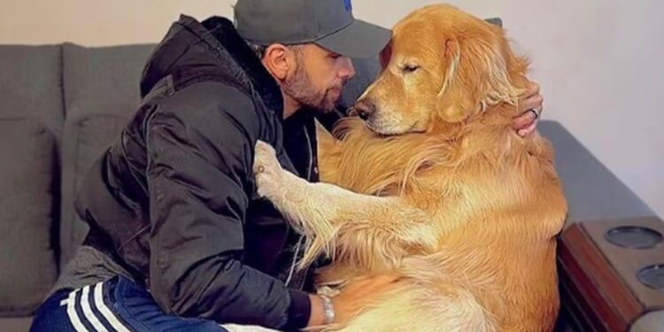 El perro Joca junto a su dueño João Fantazzini. Foto Imagen tomada de la cuenta en Instagram jfantazzini.