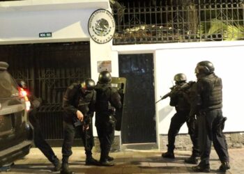 La embajada mexicana en Quito. Foto agencias.