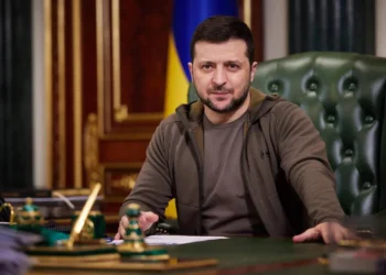 El presidente de Ucrania, Volodymyr Zelensky.