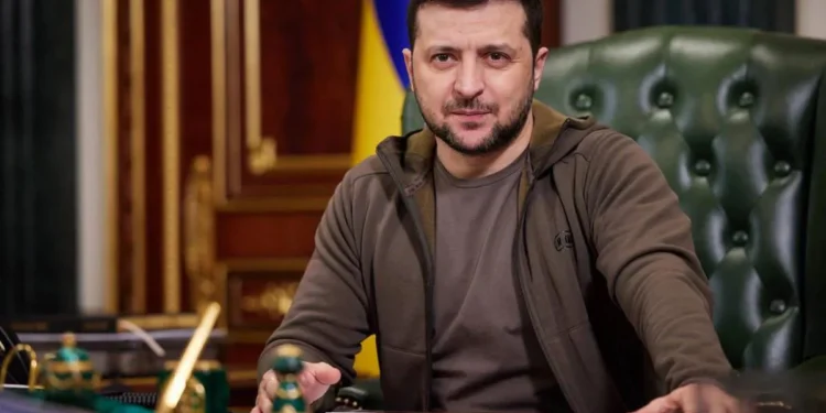 El presidente de Ucrania, Volodymyr Zelensky.