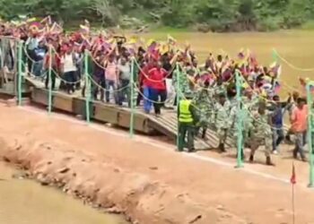 Puente Esequibo. Foto captura de video.