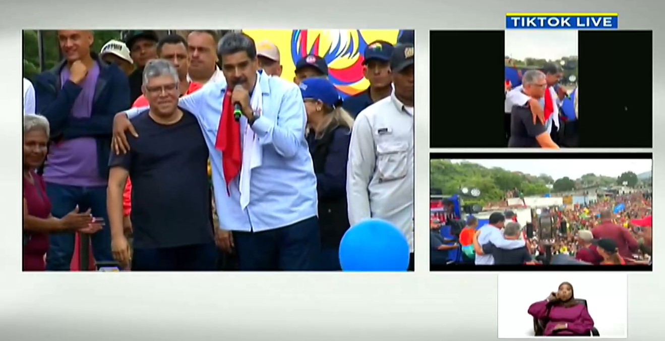 Elías Jaua se unió a la movilización de Nicolás Maduro en el estado ...