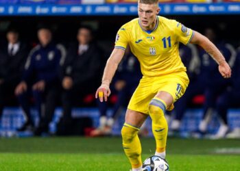 Artem Dovbyk of Ukraine during the UEFA Euro 2024, Qualifiers Group C football match between Ukraine and Italy on November 20, 2023 at BayArena in Leverkusen, Germany - Photo Joris Verwijst / Orange Pictures / DPPI
Joris Verwijst / Orange Pictures / AFP7 / Europa Press
(Foto de ARCHIVO)
20/11/2023 ONLY FOR USE IN SPAIN