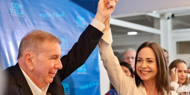 María Corina Machado y Edmundo González