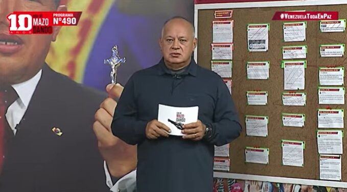 Diosdado Cabello. Foto captura de video.