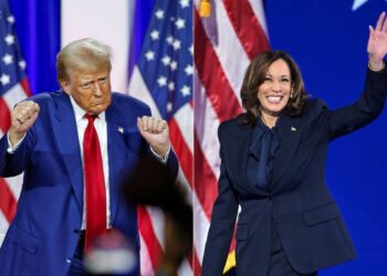 Donald Trump y Kamala Harris. Foto Collage Agencias.