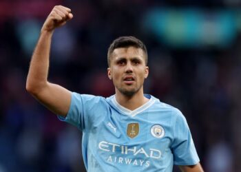 El centrocampista del Manchester City Rodri (Reuters/Paul Childs)