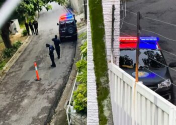 Agentes del régimen de Nicolás Maduro asedian la residencia oficial de la Embajada de Argentina en Caracas (Fotos: Magalli Meda)