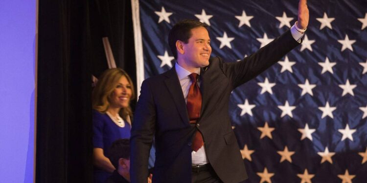 El senador republicano de Florida Marco Rubio, asumirá en enero como secretario de Estado de EEUU de la nueva Administración Trump. Rachel Mummey/The Register / USA TODAY NETWORK