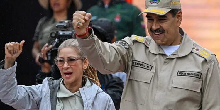 Nicolás Maduro, durante un acto por el 165 aniversario de la batalla de Santa Inés en Caracas, el 10 de diciembre.JUAN BARRETOAFP