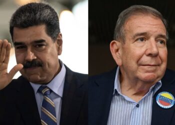 Nicolás Maduro, Edmundo González Urrutia. Foto collage.