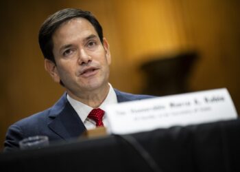 Washington (United States), 15/01/2025.- Republican Senator from Florida Marco Rubio, President-elect Donald Trump's nominee for Secretary of State, testifies during a Senate Foreign Relations Committee confirmation hearing, at the US Capitol in Washington, DC, USA, 15 January 2025. Senator Rubio is expected to be confirmed to Secretary of State on a bipartisan vote, and will likely be one of the first Cabinet nominees confirmed by Senate Republicans for the incoming Trump Administration. EFE/EPA/GRAEME SLOAN