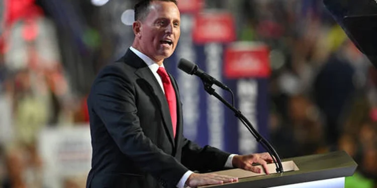 El enviado presidencial, del presidente de EE.UU. Donald Trump, Richard Grenell.