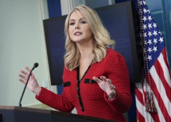 Washington (Usa), 31/01/2025.- White House Press Secretary Karoline Leavitt speaks during a press briefing at the White House in Washington, DC, USA, 31 January 2025. EFE/EPA/YURI GRIPAS / POOL