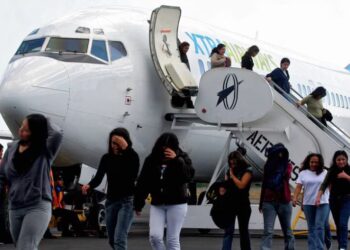 Primer vuelo con ciudadanos peruanos deportados de EEUU aterrizó en el aeropuerto Jorge Chávez. Foto referencial. (Foto: Difusión)